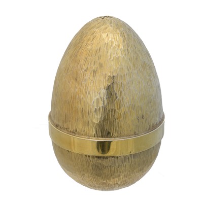 Lot 181 - A silver gilt and enamel 'surprise egg' by Stuart Devlin