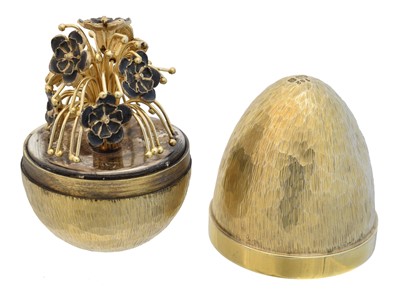 Lot 181 - A silver gilt and enamel 'surprise egg' by Stuart Devlin