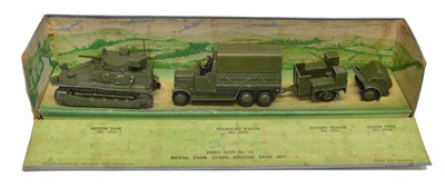 Lot 184 - Dinky Toys Military set. Royal Tank Corps...
