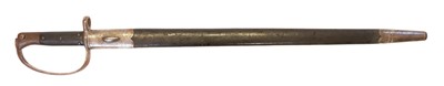 Lot 350 - Martini Henry artillery carbine sword bayonet and scabbard