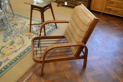 Lot 264 - 1930's Lamda oak framed single armchair