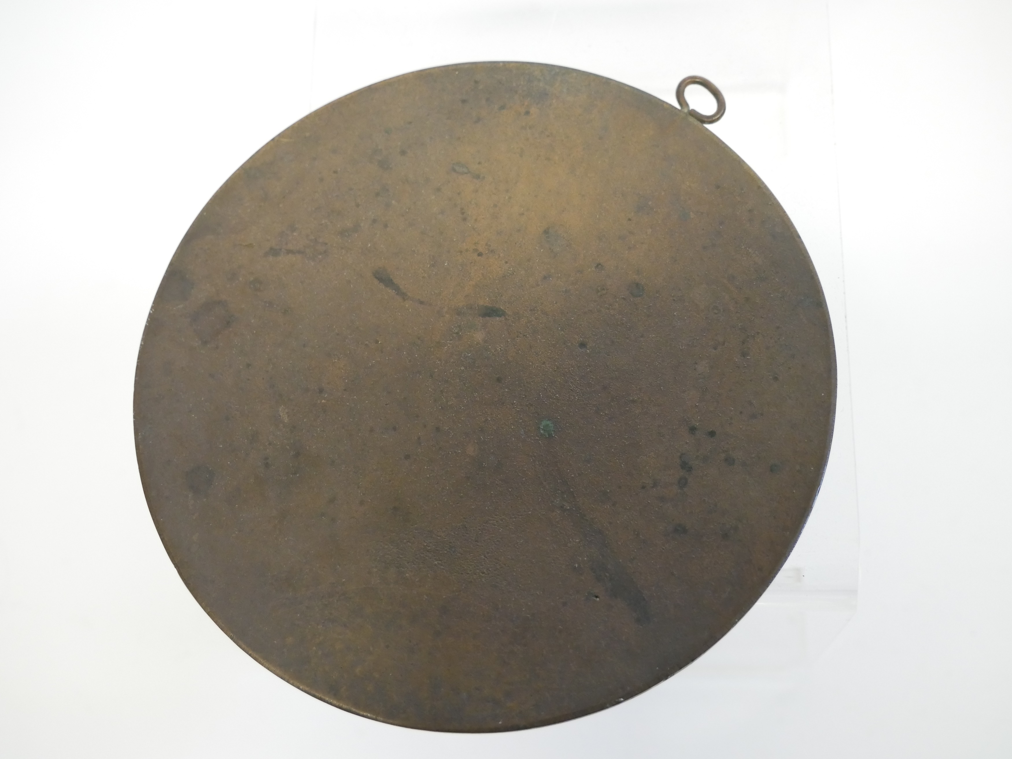 Lot 393 WWI bronze death plaque