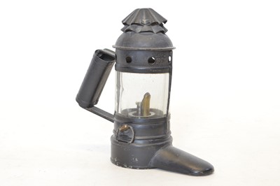 Lot 271 - Victorian toleware night watchman's lamplighter