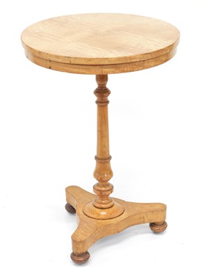 Lot 386 - Victorian figured ash occasional table