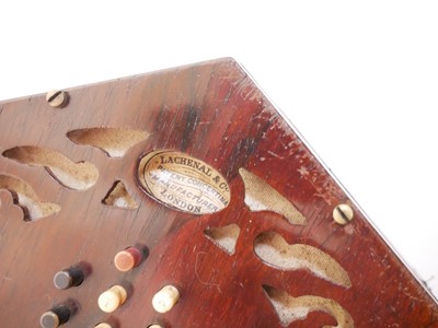 Lot 222 - Lachenal concertina in original box