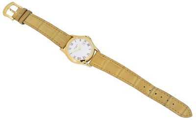 Lot 134 - An 18ct gold Patek Philippe Calatrava wristwatch
