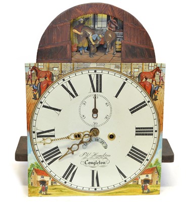 Lot 290 - 8-day longcase clock movement