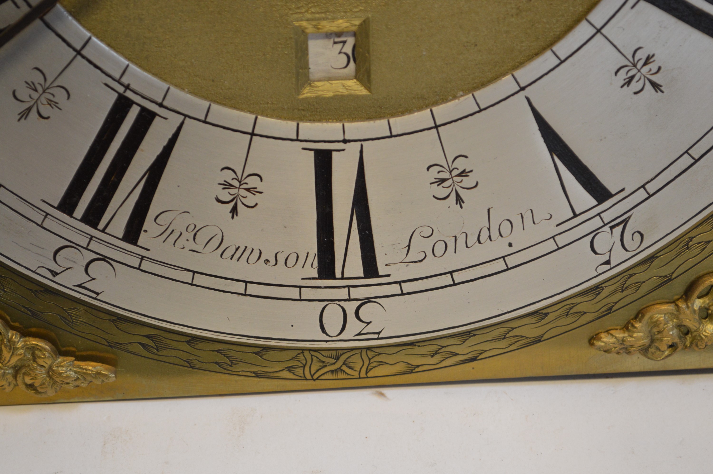 Lot 293 John Dawson, London, 8day clock movement