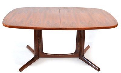 Lot 177 - Danish Gudme Mobelfabrik Rosewood  dining table and 8 chairs
