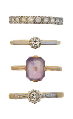 Lot 44 - Four gem-set rings