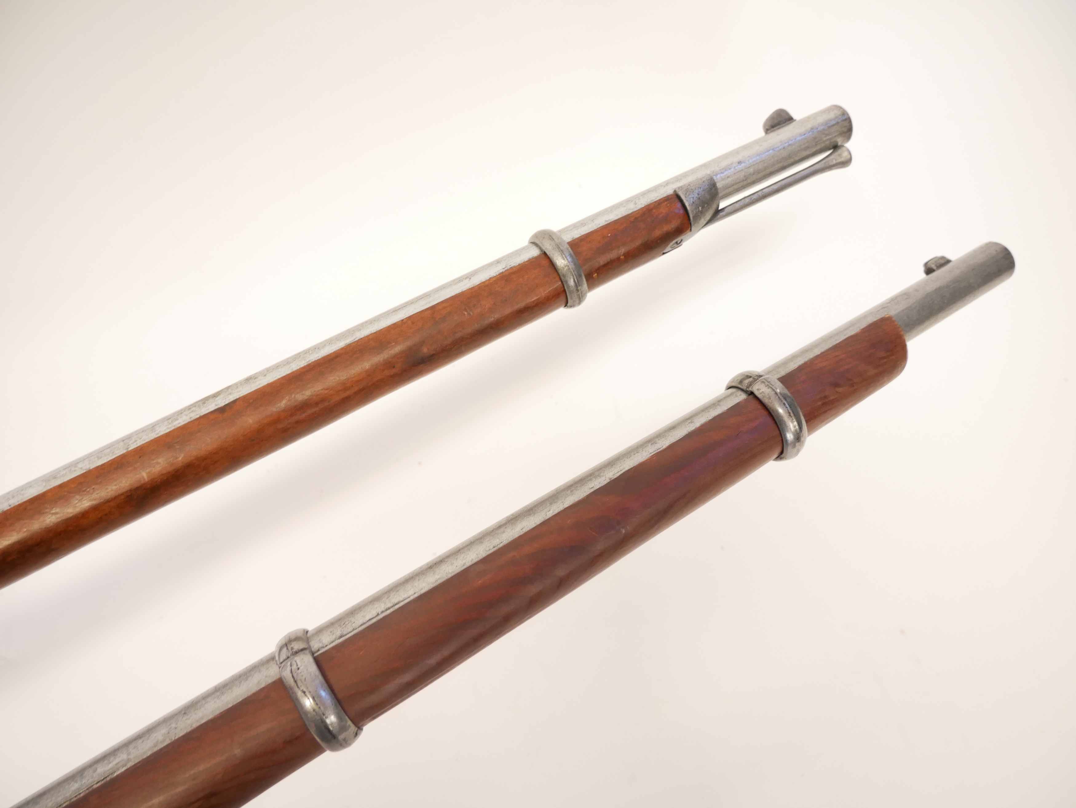 Lot 51 - Denix replica Sharps rifle and Colt revolving