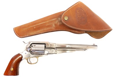 Lot 57 - Uberti .44 stainless steel percussion revolver LICENCE REQUIRED