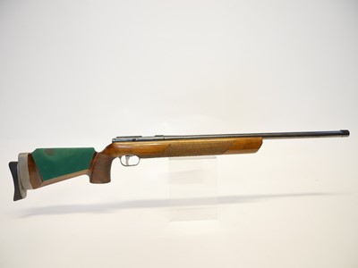 Lot 98 - Unique Model 66 Match .22 left hand bolt action rifle LICENCE REQUIRED