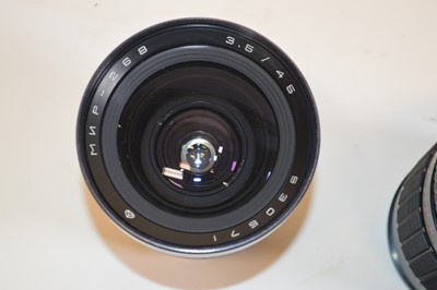 Lot 240 - Two cased lenses
