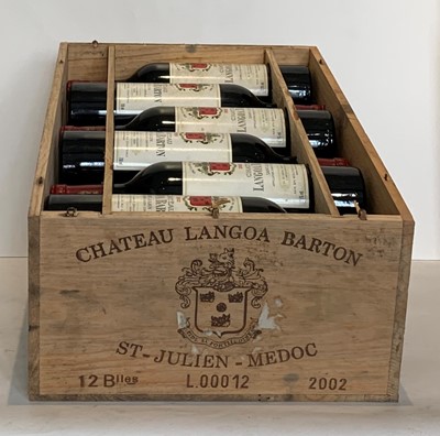 Lot 6 - 12 Bottles (IN OWC) Chateau Langoa Barton Grand Cru Classe St Julien 2002