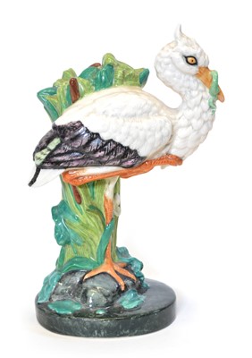 Lot 79 - Two Royal Doulton figures and a Minton Limited Edition Stork