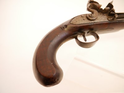 Lot 13 - Flintlock holster pistol by Nicholson London