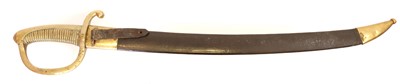 Lot 352 - French short sword