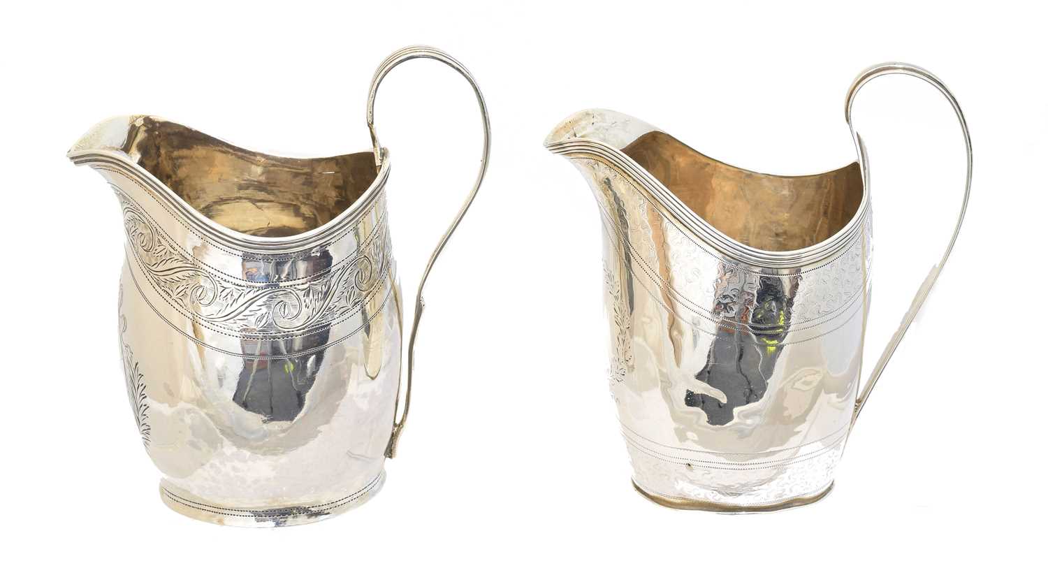 Lot 145 - A silver milk jug