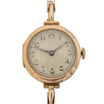 Lot 83 - An early 20th century 9ct gold watch