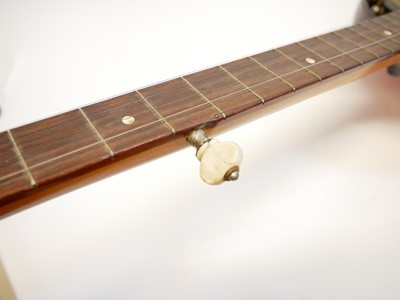 Lot 139 - German five-string banjo, branded Dallas