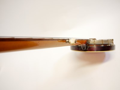 Lot 139 - German five-string banjo, branded Dallas