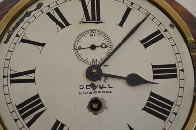 Lot 202 - Sewill Liverpool, bulkhead clock