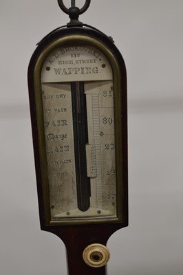 Lot 320 - A. D. Brokouski Wapping stick barometer