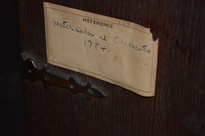 Lot 196 - John Price, Chichester longcase clock