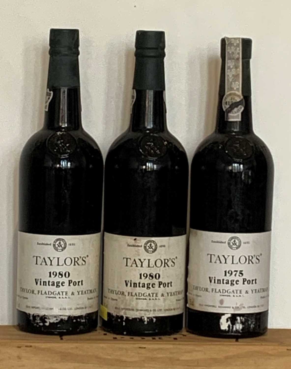 Lot 32 - 3 Bottles Mixed Lot Taylor’s Vintage Port