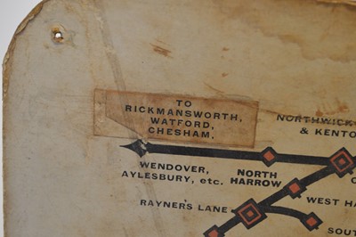 Lot 152 - Metropolitan Railway and Connections Map