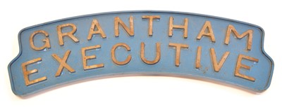 Lot 143 - Grantham Executive replica cast iron sign