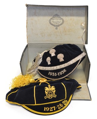 Lot 235 - Two sporting honours caps
