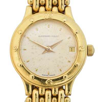 Lot 93 - An 18ct gold Audemars Piguet watch