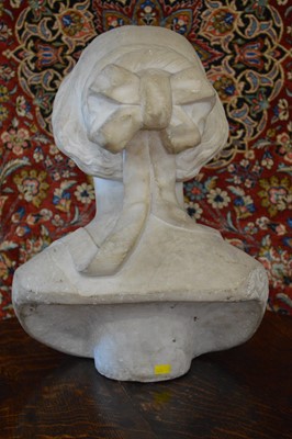 Lot 66 - Mid-19th century carved marble bust