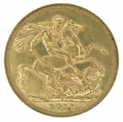 Lot 64 - King George V, Sovereign, 1911, Sydney Mint.