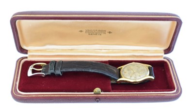 Lot 158 - A 1950s 18ct gold Vacheron & Constantin wristwatch
