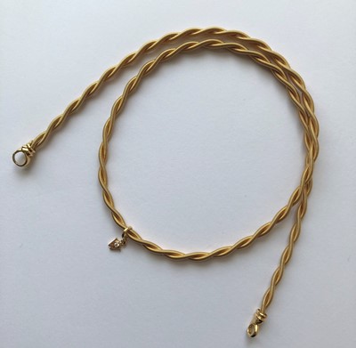 Lot 31 - An 18ct gold necklace by Wellendorff