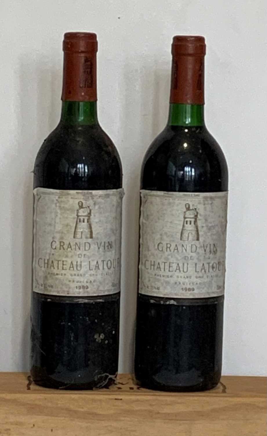 Lot 9 - 2 bottles Chateau Latour 1er Grand Cru Classe Pauillac 1989