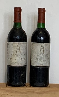 Lot 10 - 2 bottles Chateau Latour 1er Grand Cru Classe Pauillac 1989