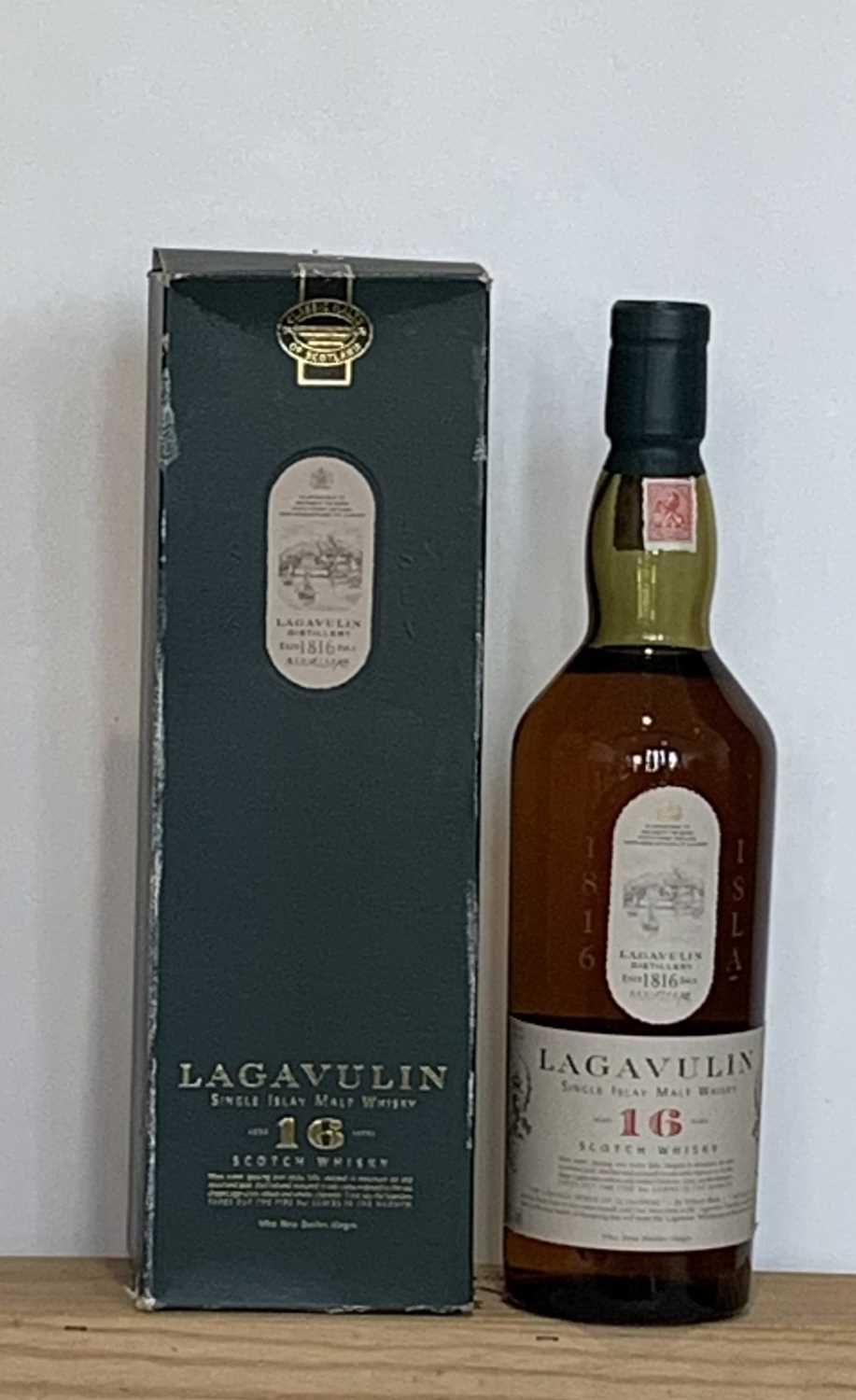 Lot 68 - 1 Bottle (in Original 1990’s Presentation Box) Lagavulin Single Islay Malt Whisky