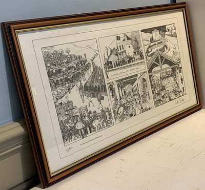 Lot 77 - A collection of 8 finely framed Wine, Cognac and Armagnac prints and posters