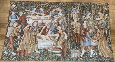 Lot 76 - ‘The Vendangeurs’ Medieval Tapestry