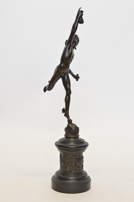 Lot 114 - Bronze figure of Mercury