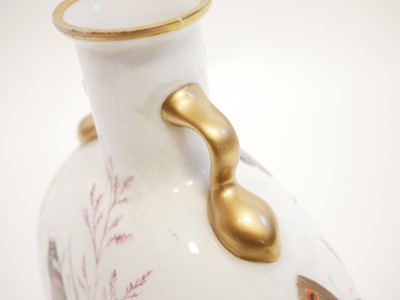 Lot 206 - English porcelain moon flask possibly Minton