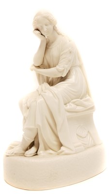 Lot 220 - Parian figure of a lady