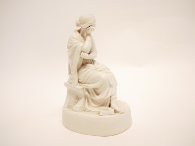 Lot 220 - Parian figure of a lady