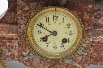 Lot 284 - Mid-19th-century mantle clock