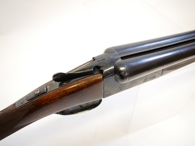 Lot 150 - AYA 12 bore side by side shotgun LICENCE REQUIRED