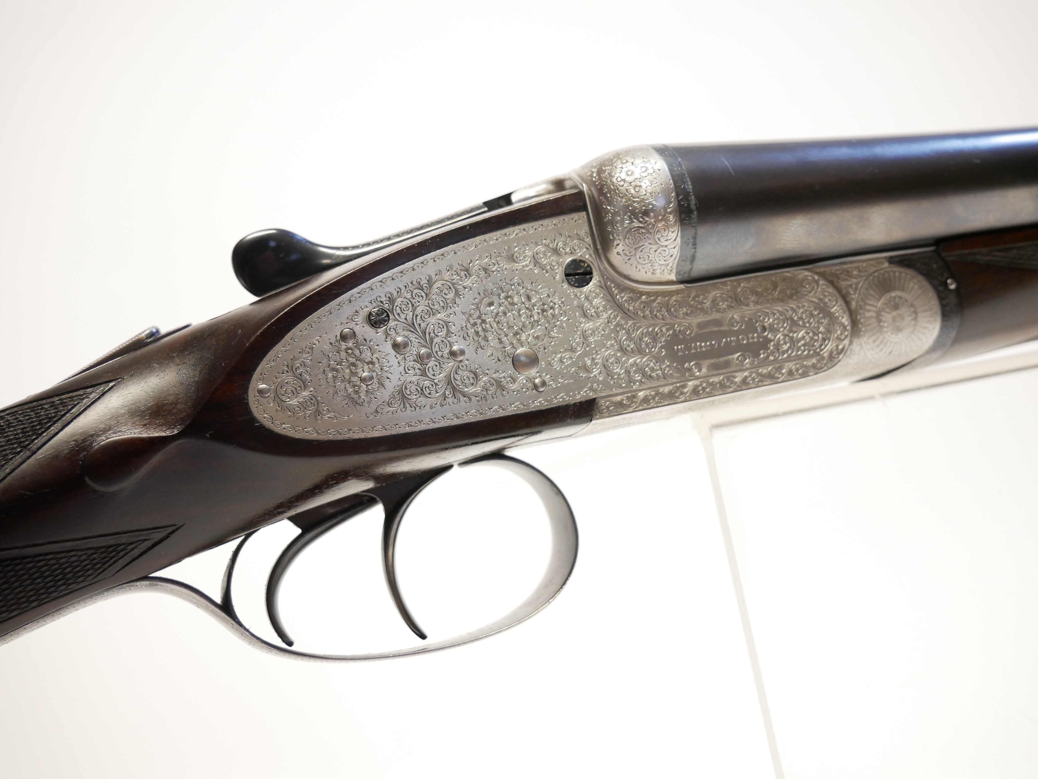 Lot 437 - T, Newton Manchester 12 bore side by side